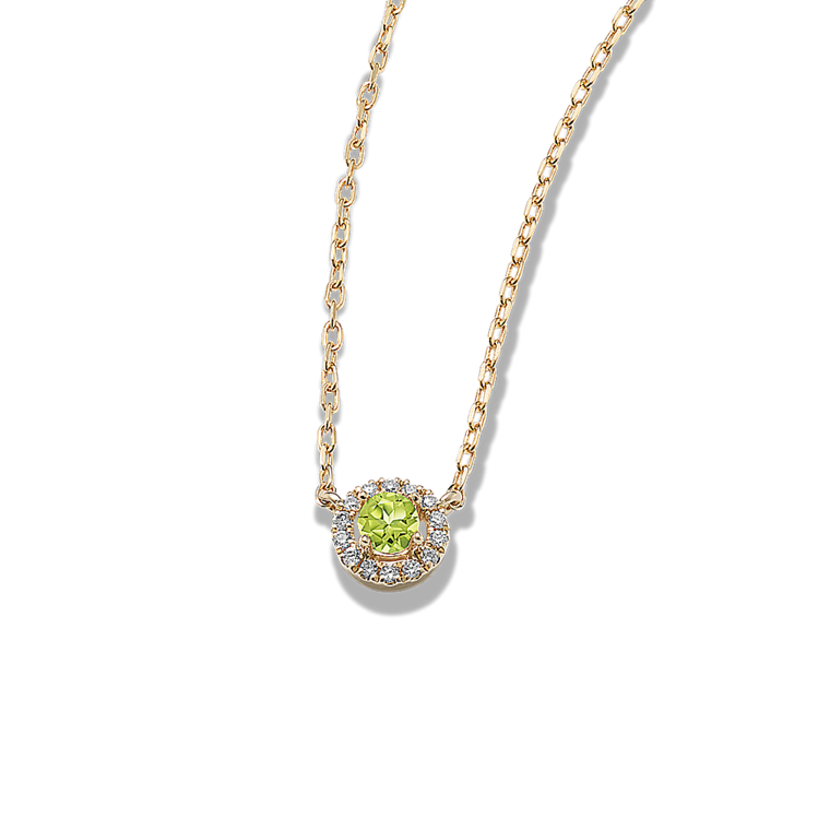 Ari Pick-Your-Gem Halo Pendant (3mm Round)