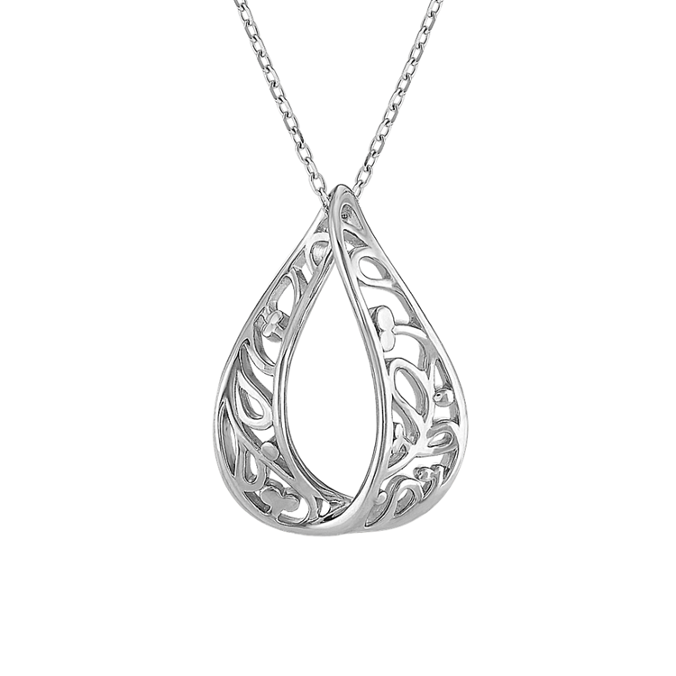 Blossom Pendant in Sterling Silver (18 in)