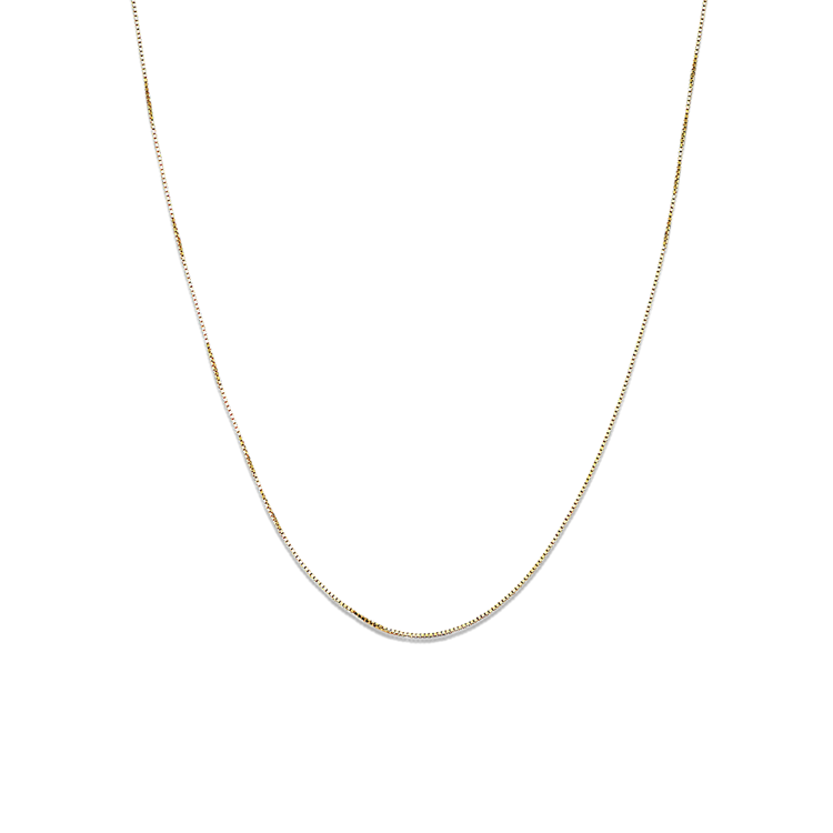 Box Chain in 14k Yellow Gold (16 in)
