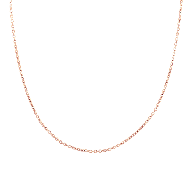 Cable Chain in 14K Rose Gold (22 in)
