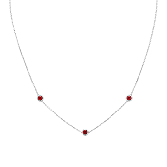 Ruby station necklace hotsell