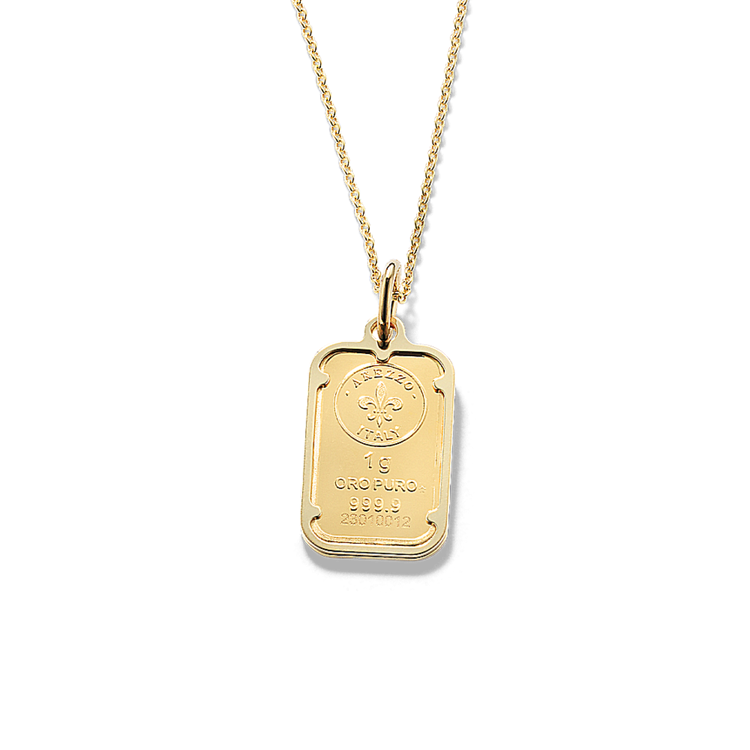 Oro Puro Italian Gold Pendant (22 in)