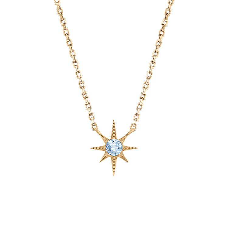 Pick-Your-Gemstone Star Necklace (20 in)