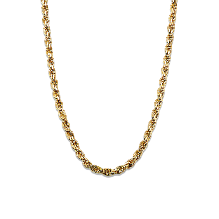 Rope Chain in Vermeil 14K Yellow Gold (18 in)