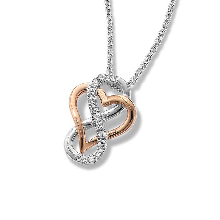 Sterling silver diamond infinity necklace new arrivals