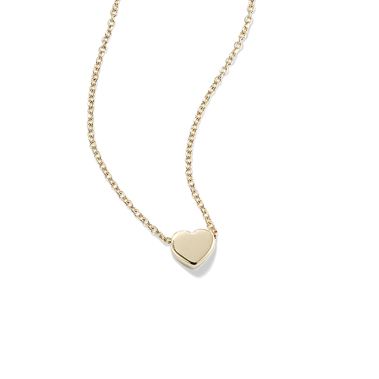 Sweetheart Necklace in 14k Yellow Gold (18 in)