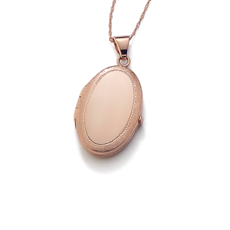 Rose gold lockets outlet