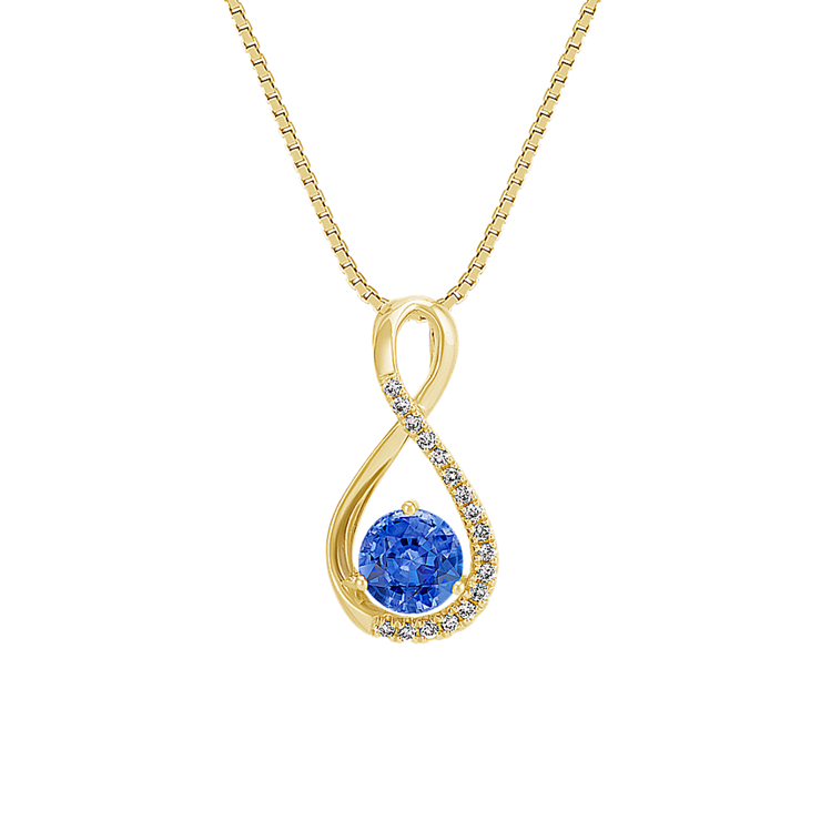 Yellow Gold Infinity Necklaces Yellow Gold Infinity Necklaces