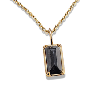 ケージ・アクセサリー ann Baguette 0.15 tcw Diamond Cluster Pendant | Shane Co.