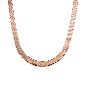 24'Rope hotsell Chain - 14K Rose Gold Finish Large Reverse Bunny