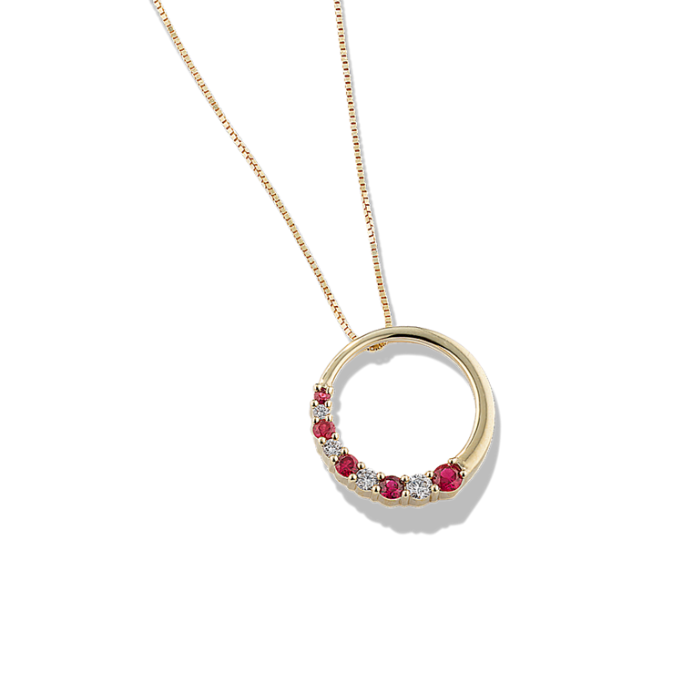 Shane co ruby shop necklace