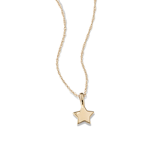 Petite 14K Yellow Gold Heart Pendant | Shane Co.