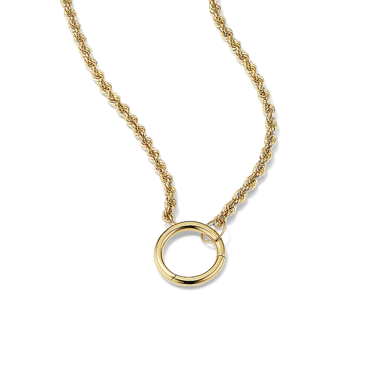 2in 14K Gold Diamond-Cut Cable Chain Extender