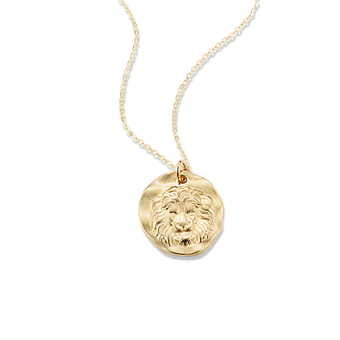 Dragonfly 14K Yellow Gold Coin Pendant | Shane Co.