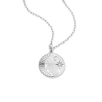 New-Dawn Coin Pendant in Sterling Silver | Shane Co.