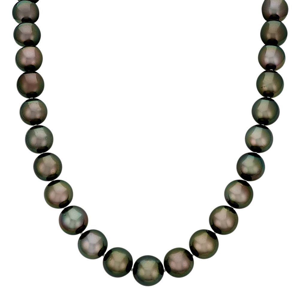 10-12mm Tahitian Cultured Pearl Stand (18 in.)