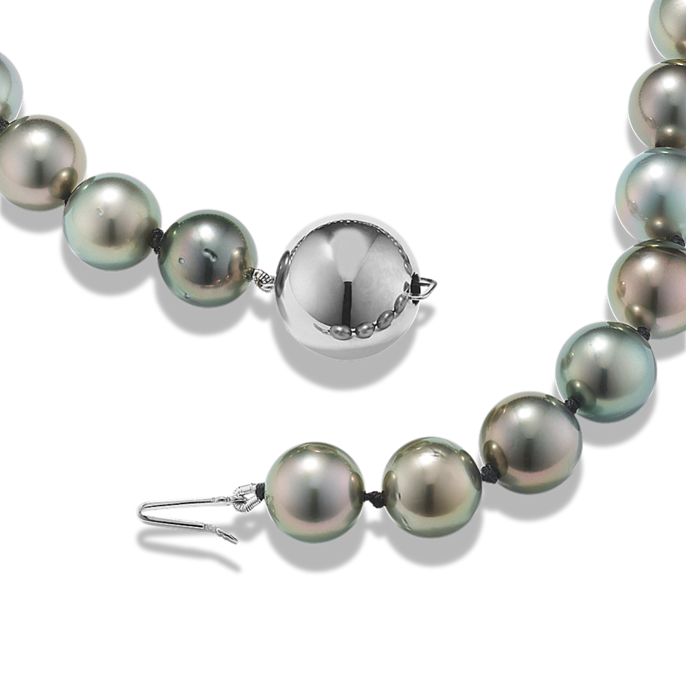 Sterling Silver 10mm White, Rose & Grey Pearl Earrings Set Sterling Silver 10mm White, Rose & Grey Pearl Earrings Set