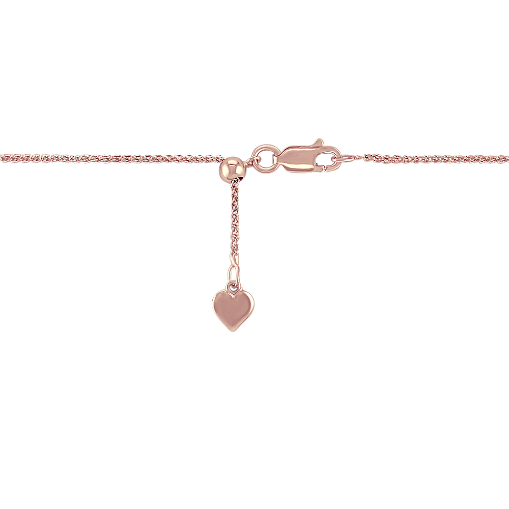 2in 14K Rose Gold Box Chain Extender (1mm)