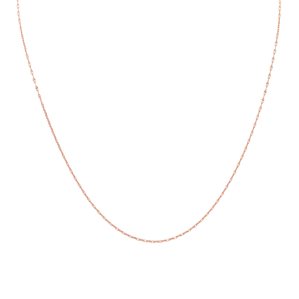 14k Rose Gold Layering Chain (18 in)