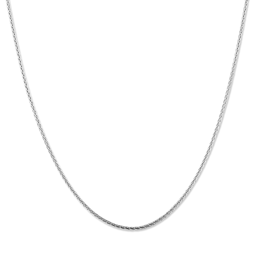 22'' 14K Gold Diamond-Cut Wheat Chain (1mm)
