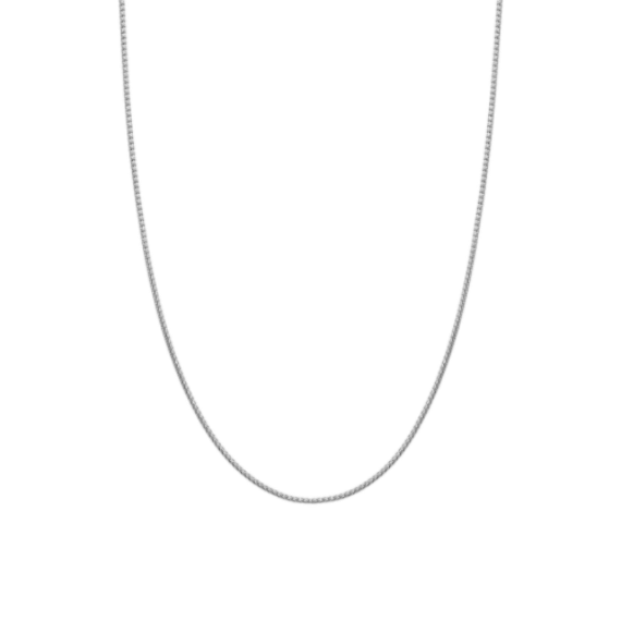 White gold diamond cut on sale chain