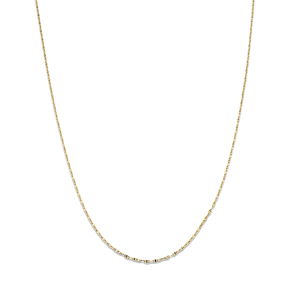 18in 14K Yellow Gold Anchor Chain (1.4mm)