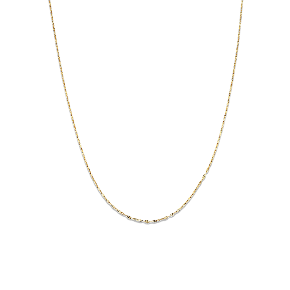 14k Yellow Gold Anchor Chain (18 in)