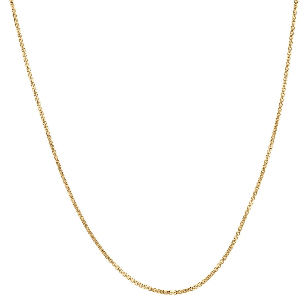 14k Yellow Gold Box Chain (22'')