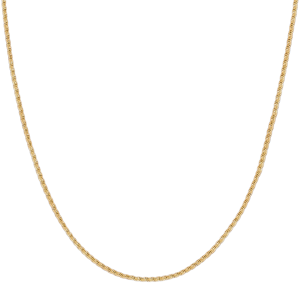 14k Yellow Gold Coil Chain (18 in)