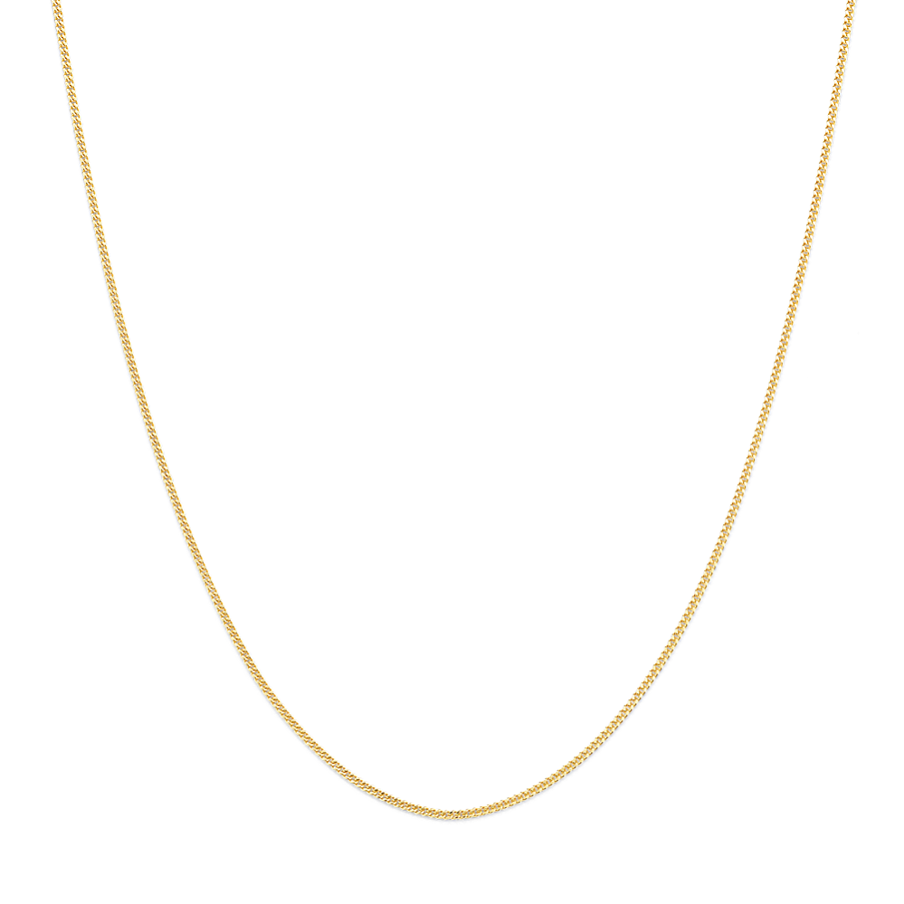 14k Yellow Gold Curb Chain (22 in)