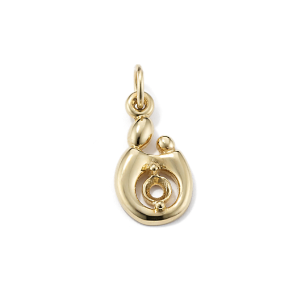 Pick-Your-Gem Mother & Child Charm