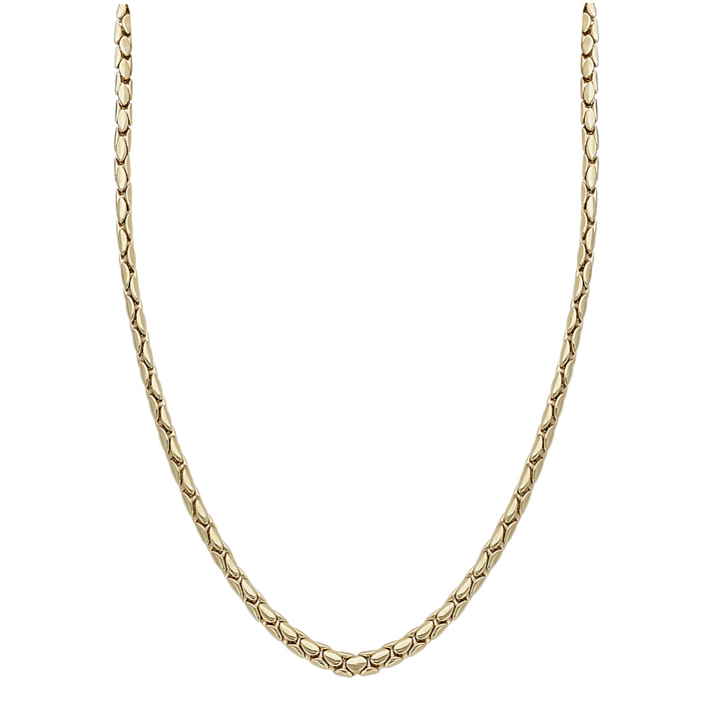 14k Yellow Gold Necklace (18 in)