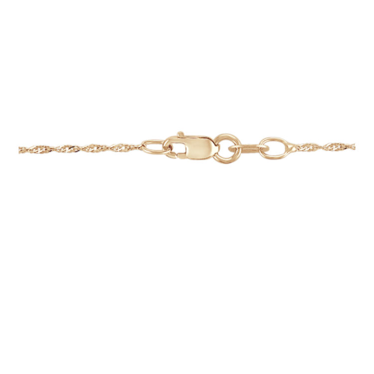 14k Yellow Gold Singapore Chain (18 in)