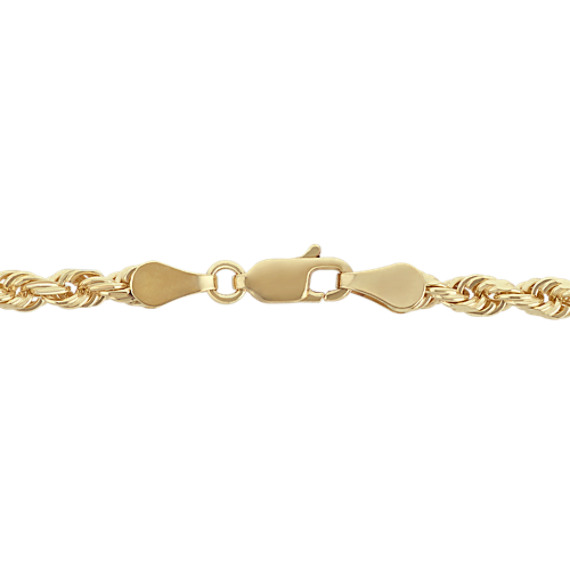 24 inch Mens 14k Yellow Gold Twisted 