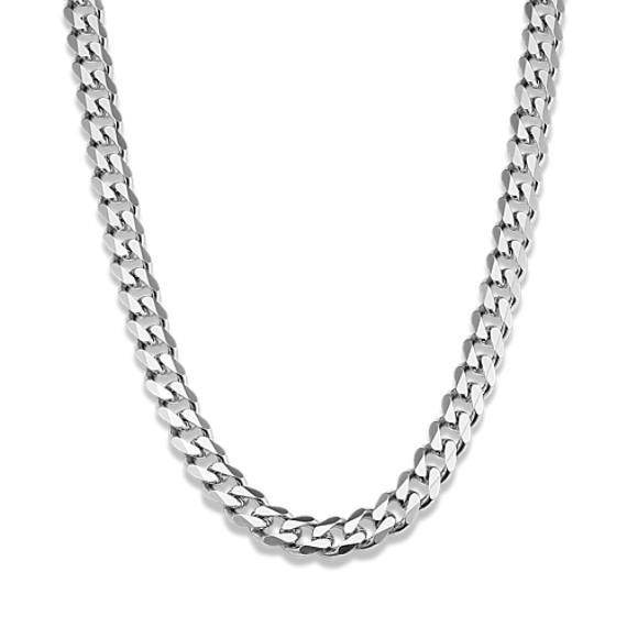 Mens Curb Chain in Sterling Silver 
