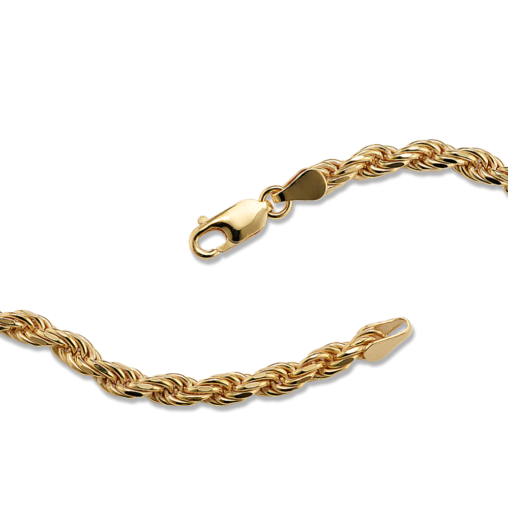 Gold vermeil deals rope chain