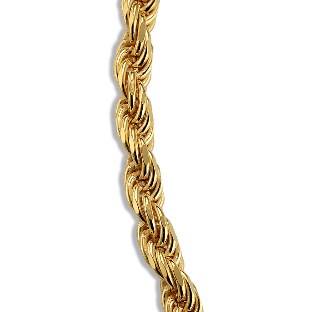 Heavy Rope Chain  Gold Vermeil – Ixora Jewelers