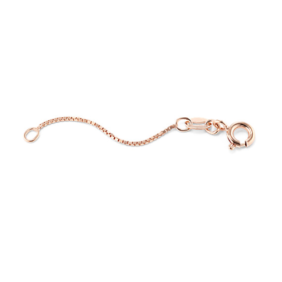 Rose Gold Vermeil Adjustable Chain and Necklace Extender 5cm/2