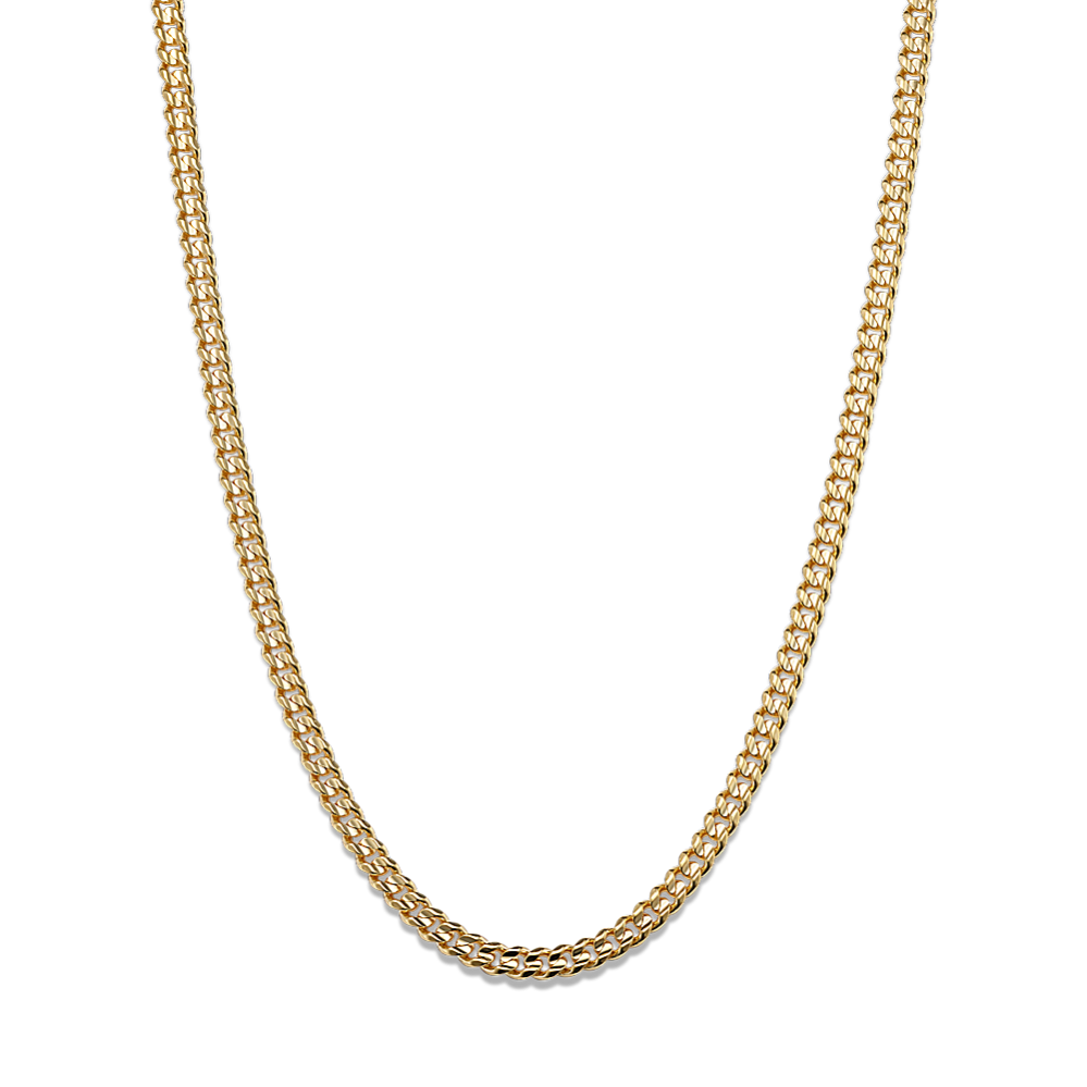 20in 14K Yellow Gold Curb Chain (2.8mm)