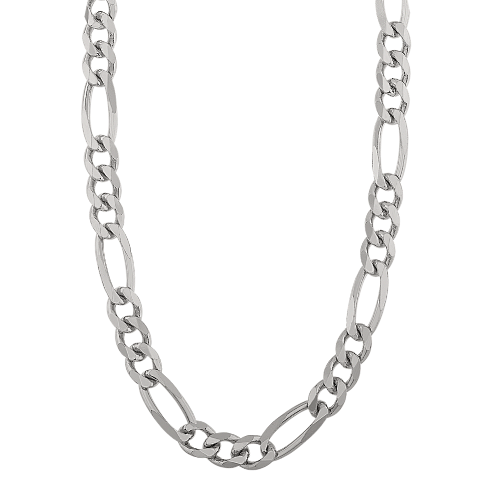 20 in Sterling Silver Figaro Chain (6.5mm)