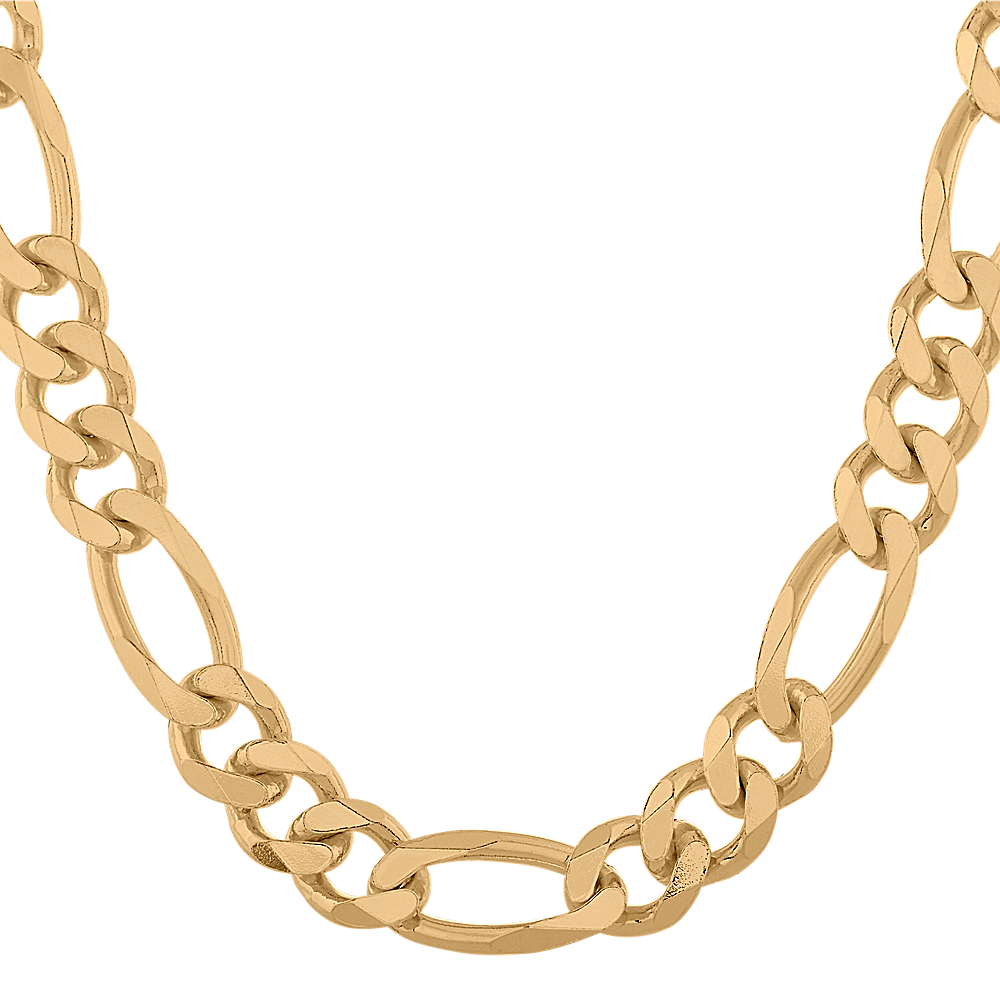 Mens figaro store 14k gold chains