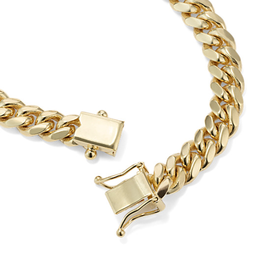 22 in Miami Cuban Mens Chain in 14k 