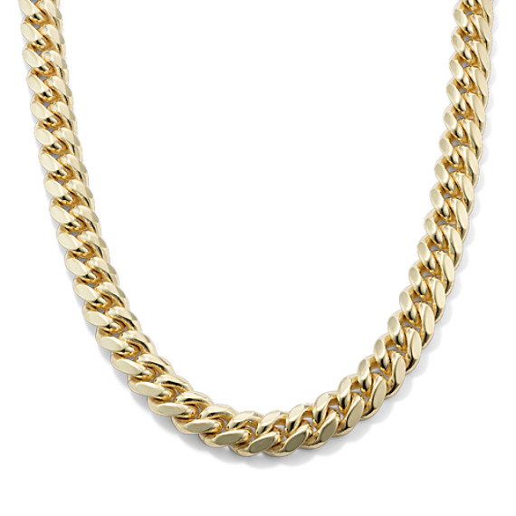 22 in Miami Cuban Mens Chain in 14k 
