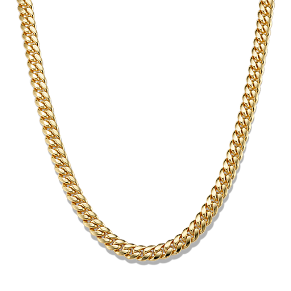 22'' 14K Yellow Gold Miami Cuban Chain (6.8mm)