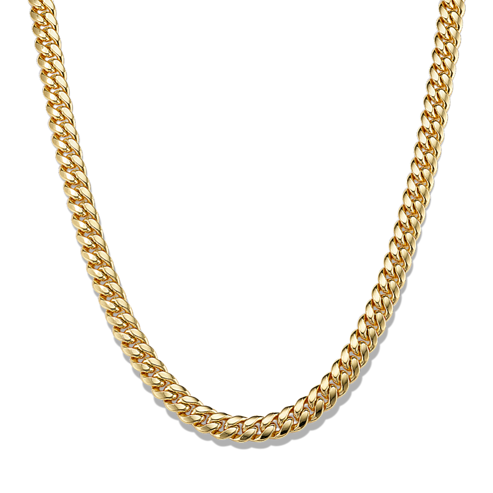 22in 14K Yellow Gold Miami Cuban Chain (6.8mm)