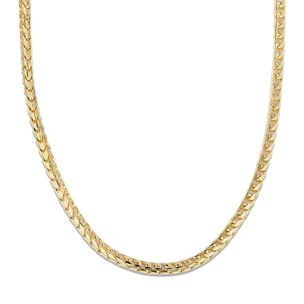 24in 14K Yellow Gold Franco Chain (4mm)