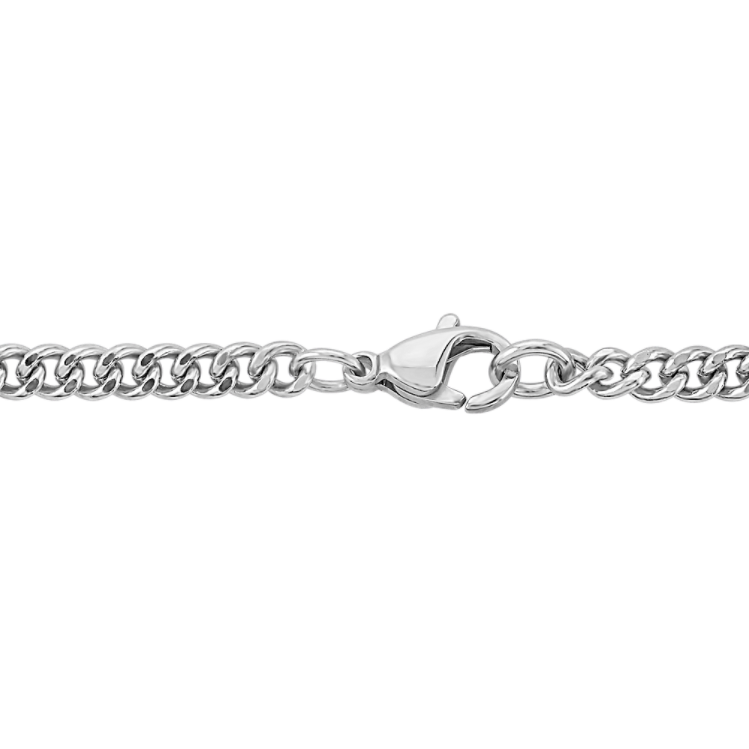 Sterling Silver 5.6mm Comfort Curb Chain Necklace - 24