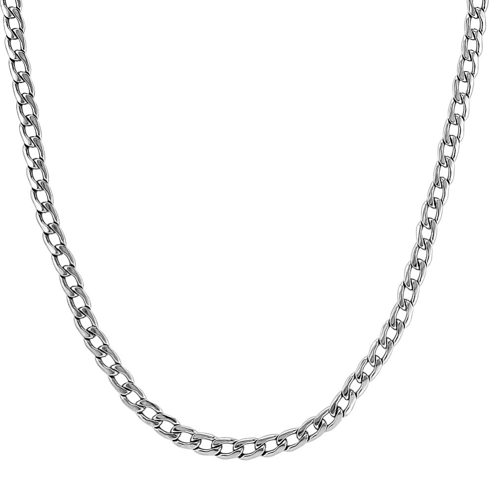 24 in Mens Stainless Steel Necklace (5.1mm)