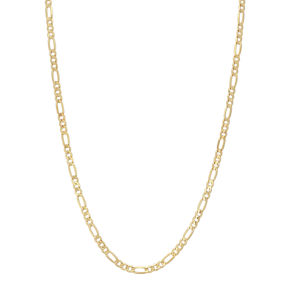 24 in 14K Yellow Gold Vermeil Curb Chain (6.4mm)