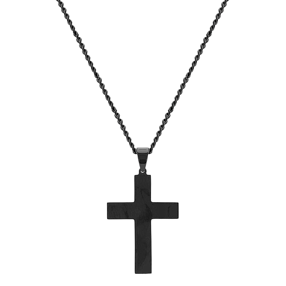 24 inch Mens Diamond Cross Mens Necklace | Shane Co.